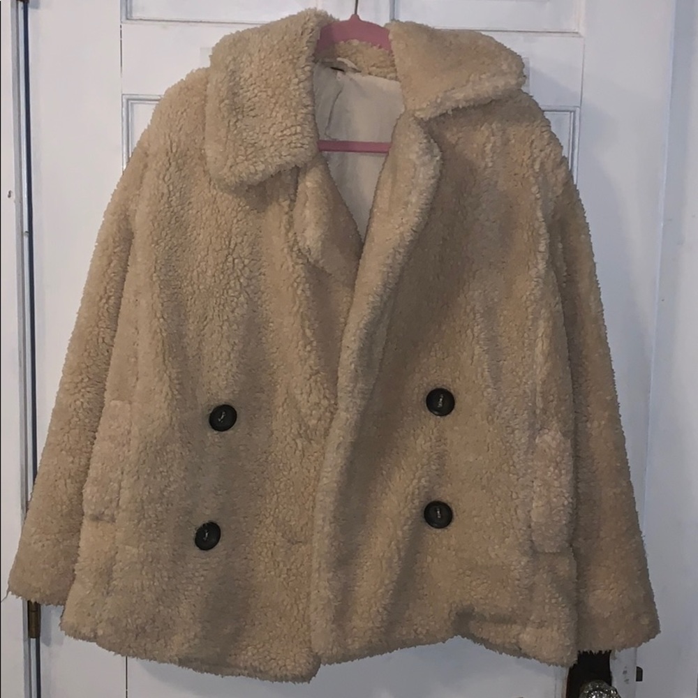 Free People teddy coat